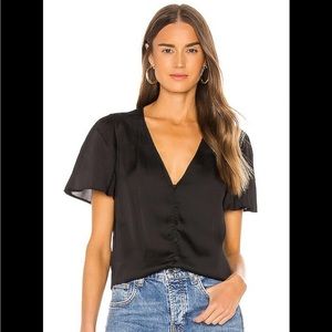 PAIGE Kelly Top Black 100% Polyester